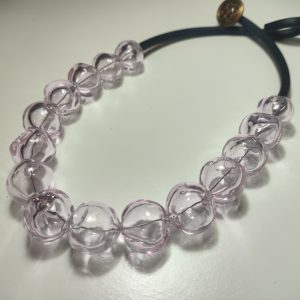 Collar Cuentas Rosas